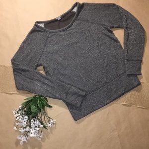 Aerie sparkly sheer back sweater